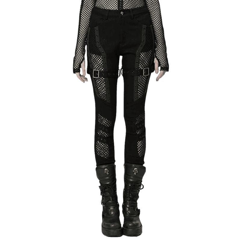 Pantalon Punk Femme | RockStar Denim - The Steampunk Emporium XS