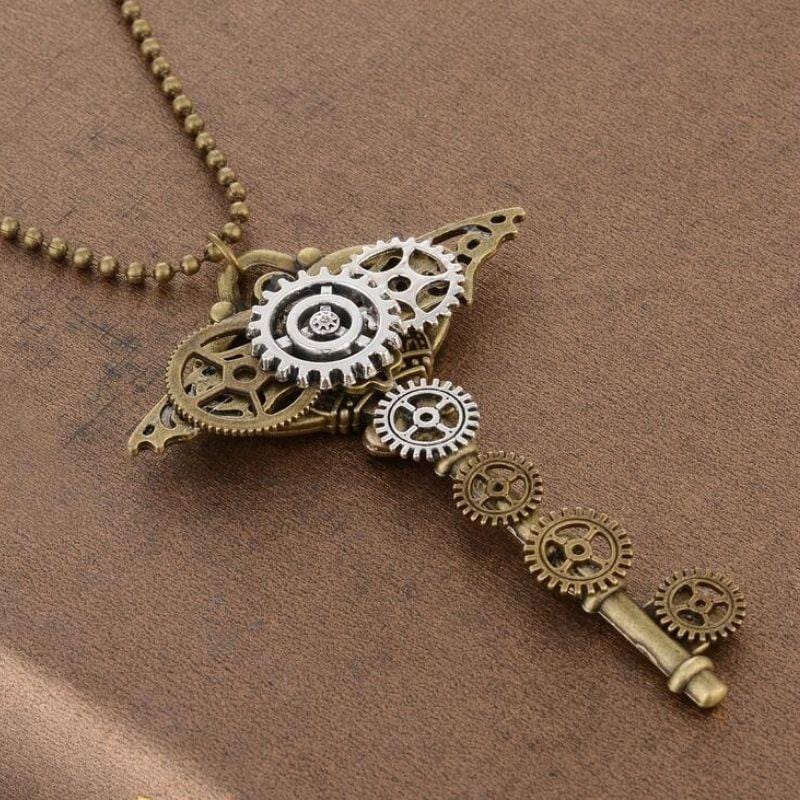 Pendentif Clé Steampunk | RetroPrime - The Steampunk Emporium