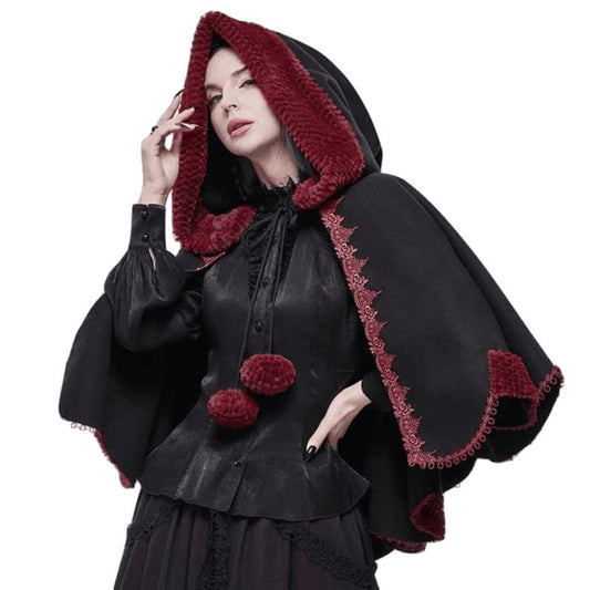 Petite Cape Femme Style Victorien | LuxeVictoriosa - The Steampunk Emporium Noir / Unique