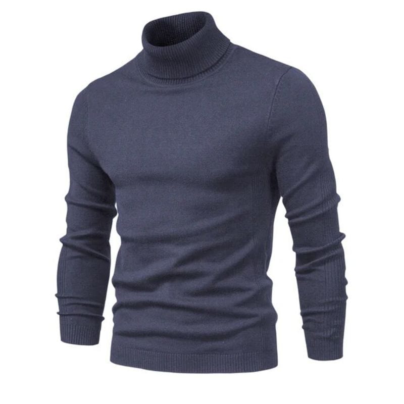 Pull Col Roulé Homme Slim | UltraFit Warm - The Steampunk Emporium Gris foncé / S