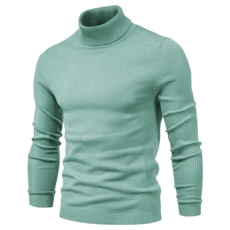 Pull Col Roulé Homme Slim | UltraFit Warm - The Steampunk Emporium Vert / S