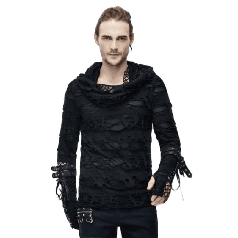 Pull Gothique Homme à Capuche | DarkShadow - The Steampunk Emporium