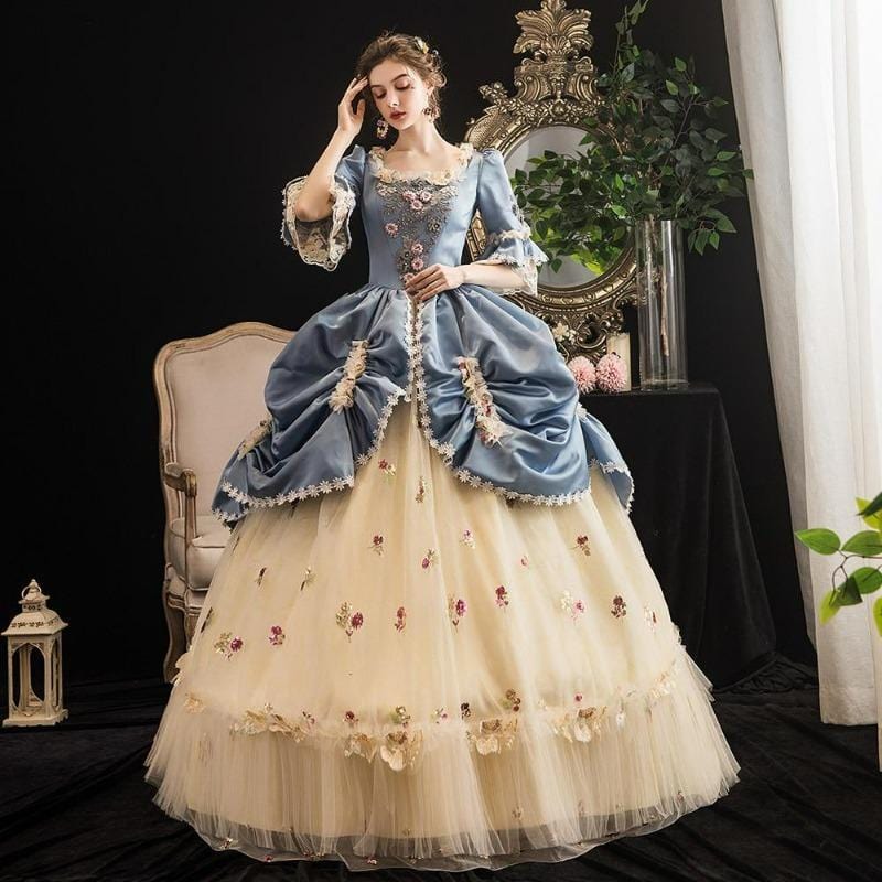 Robe Élégance Victorienne Renaissance | Éclat Royal - The Steampunk Emporium