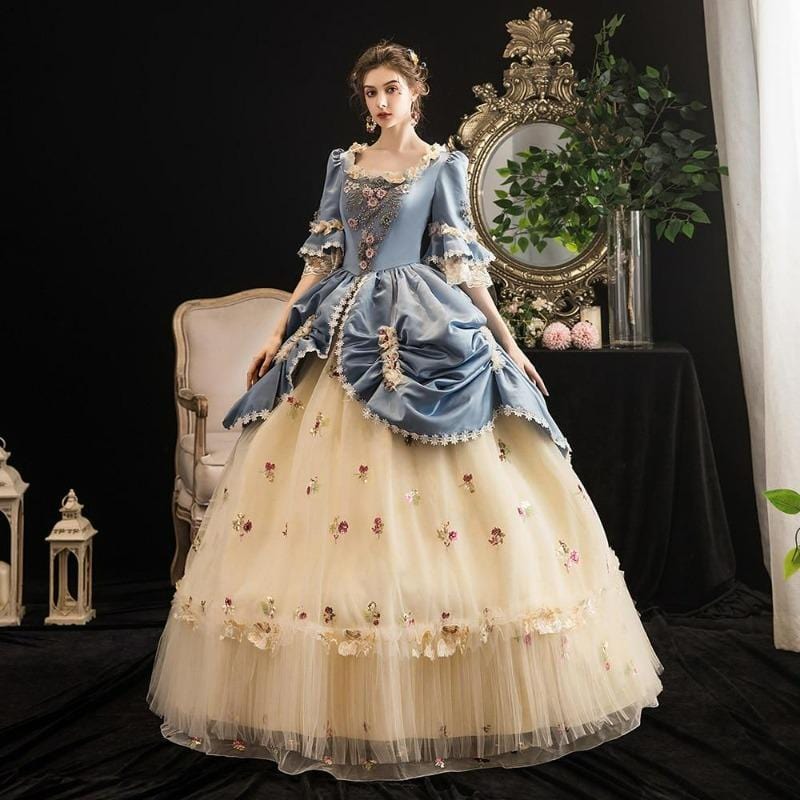 Robe Élégance Victorienne Renaissance | Éclat Royal - The Steampunk Emporium