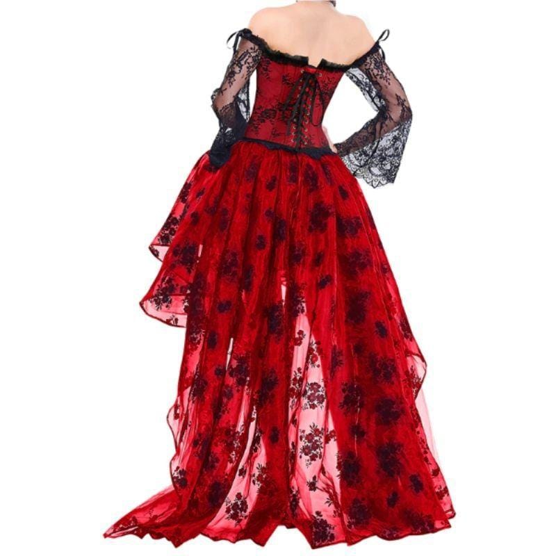 Robe Steampunk Rouge | Éclat Écarlate - The Steampunk Emporium