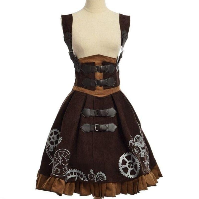 Robe Style Victorien Femme | Charme d'Élégance - The Steampunk Emporium