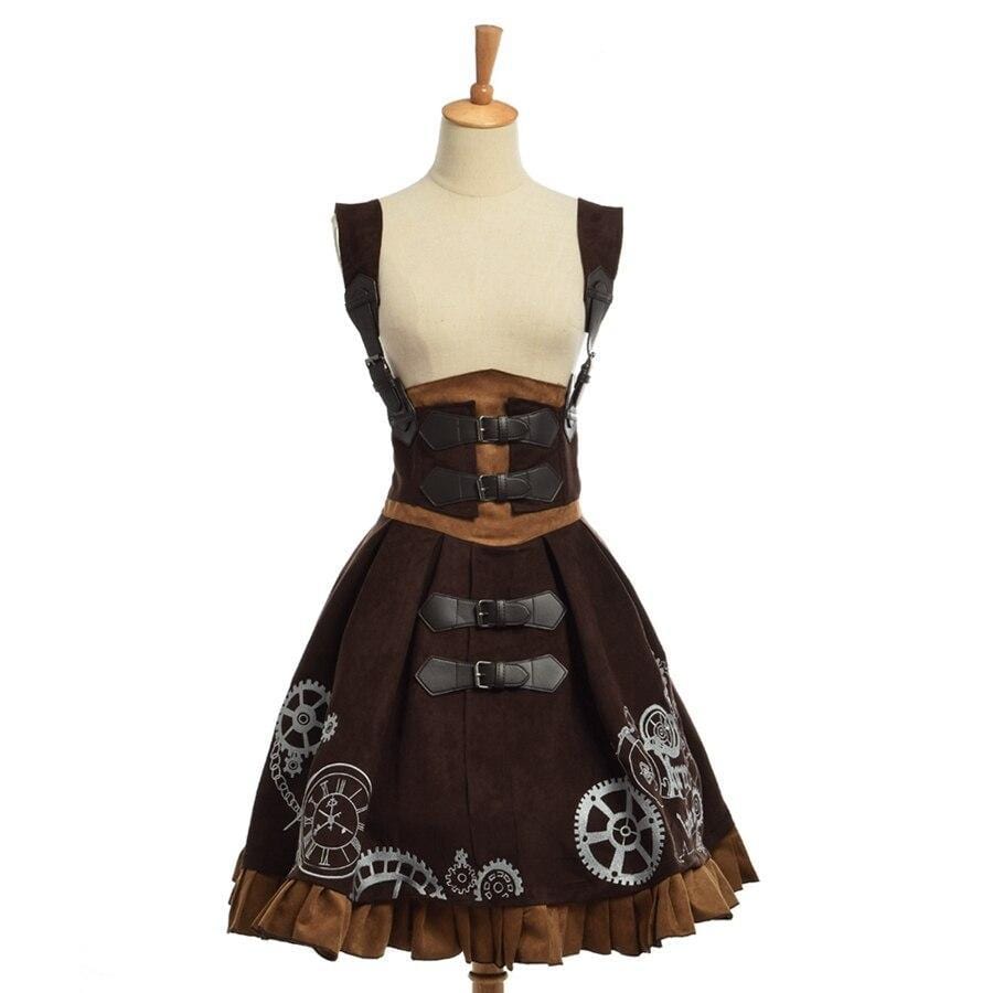 Robe Style Victorien Femme | Charme d'Élégance - The Steampunk Emporium