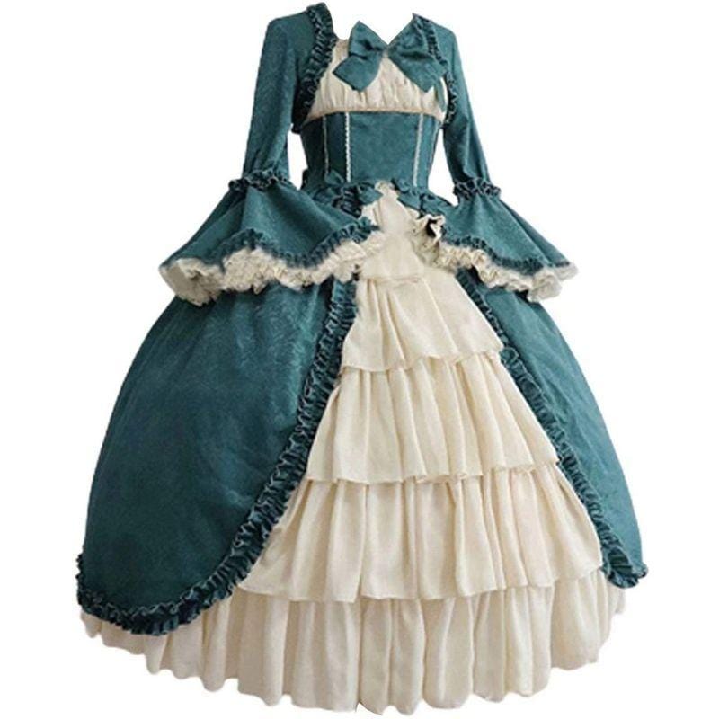 Robe Victorienne Femme | Perle de Soie - The Steampunk Emporium Vert / S