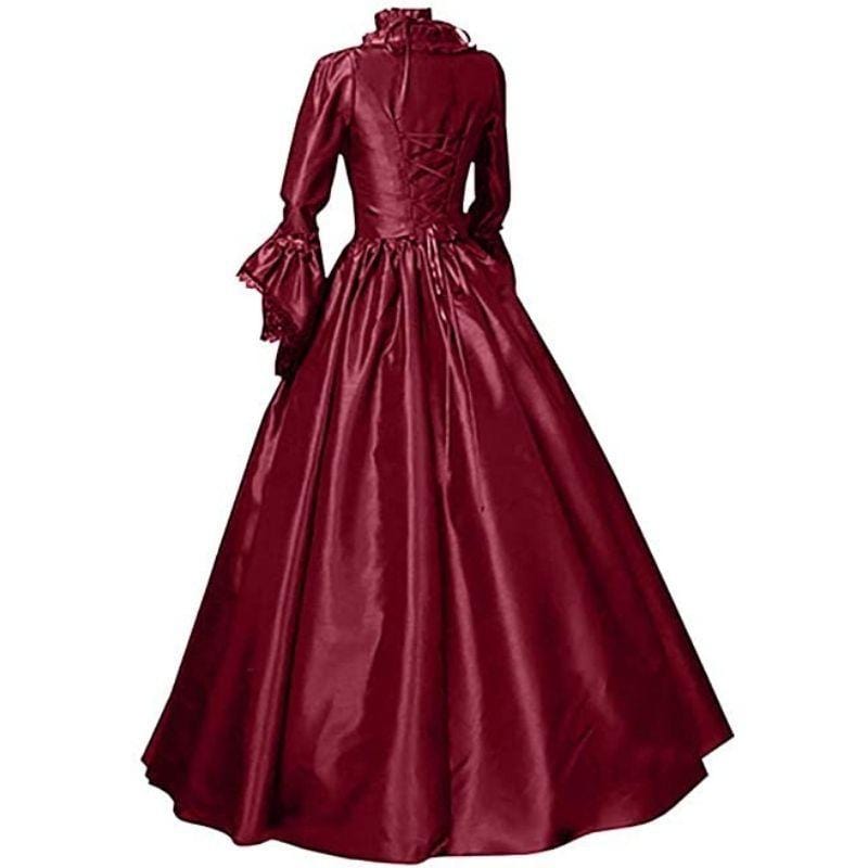 Robe Victorienne Grande Taille | Élégance Impériale - The Steampunk Emporium