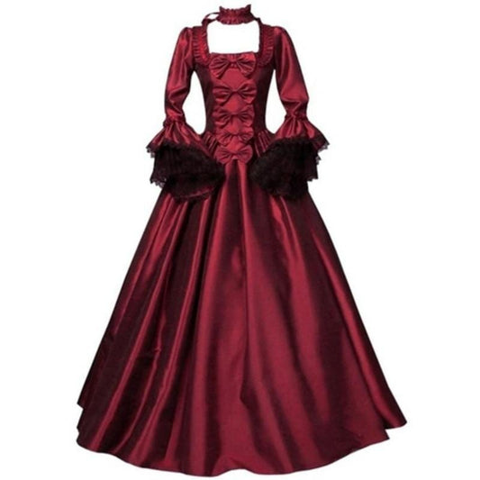 Robe Victorienne Grande Taille | Élégance Impériale - The Steampunk Emporium XXXL