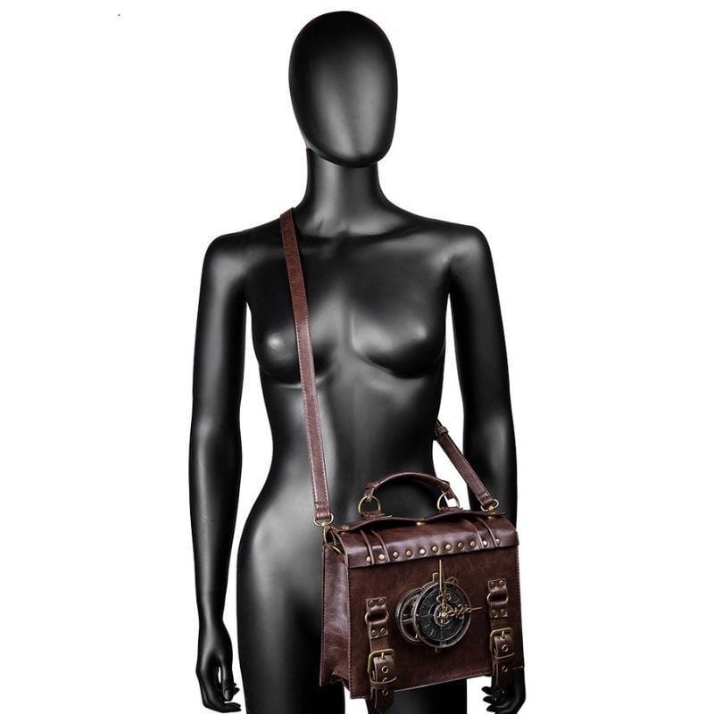 Sac Steampunk Édison Avec Portefeuille | Collection Horizon - The Steampunk Emporium