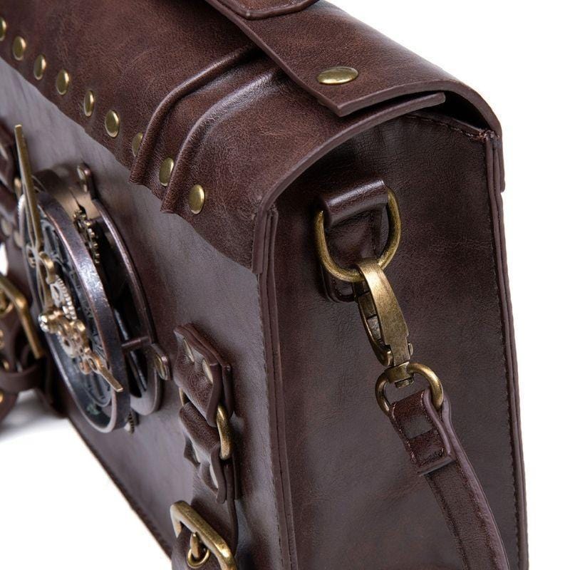 Sac Steampunk Édison Avec Portefeuille | Collection Horizon - The Steampunk Emporium