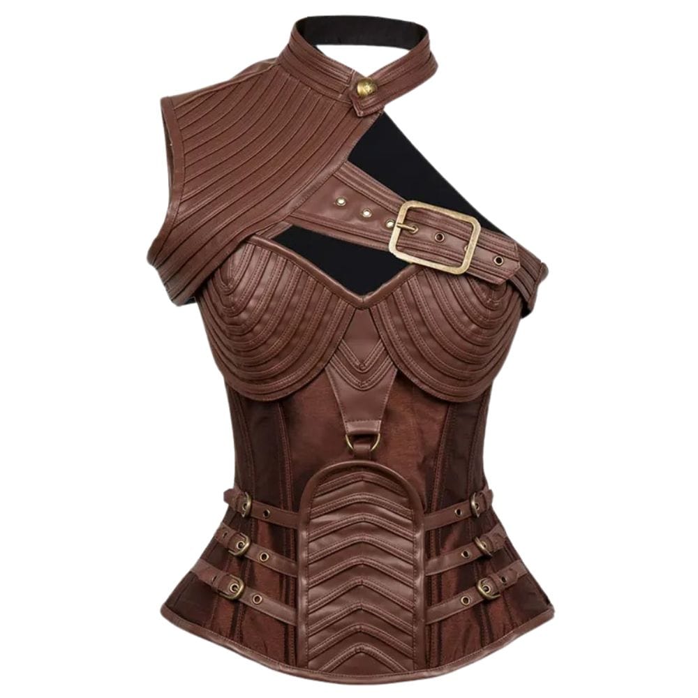 Steampunk Gothic Corset | Skyforge Mystique - The Steampunk Emporium Marron / S