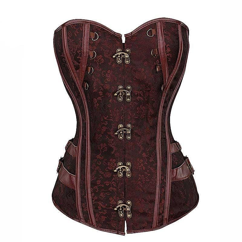 Steampunk Overbust Corset | LuxeSteam - The Steampunk Emporium S