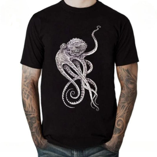 T-shirt Poulpe | OctoWave - The Steampunk Emporium