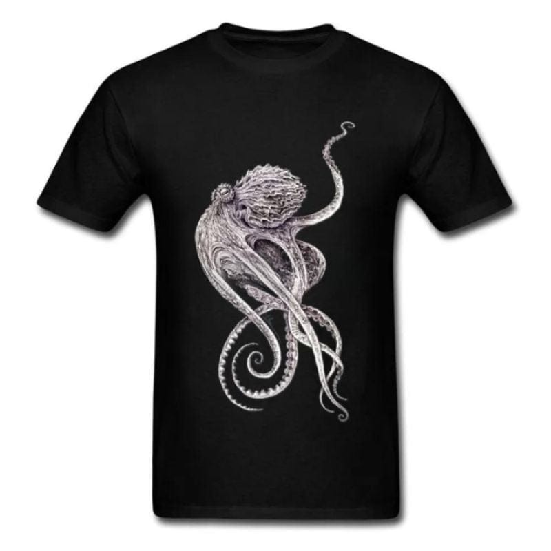 T-shirt Poulpe | OctoWave - The Steampunk Emporium Noir / XS