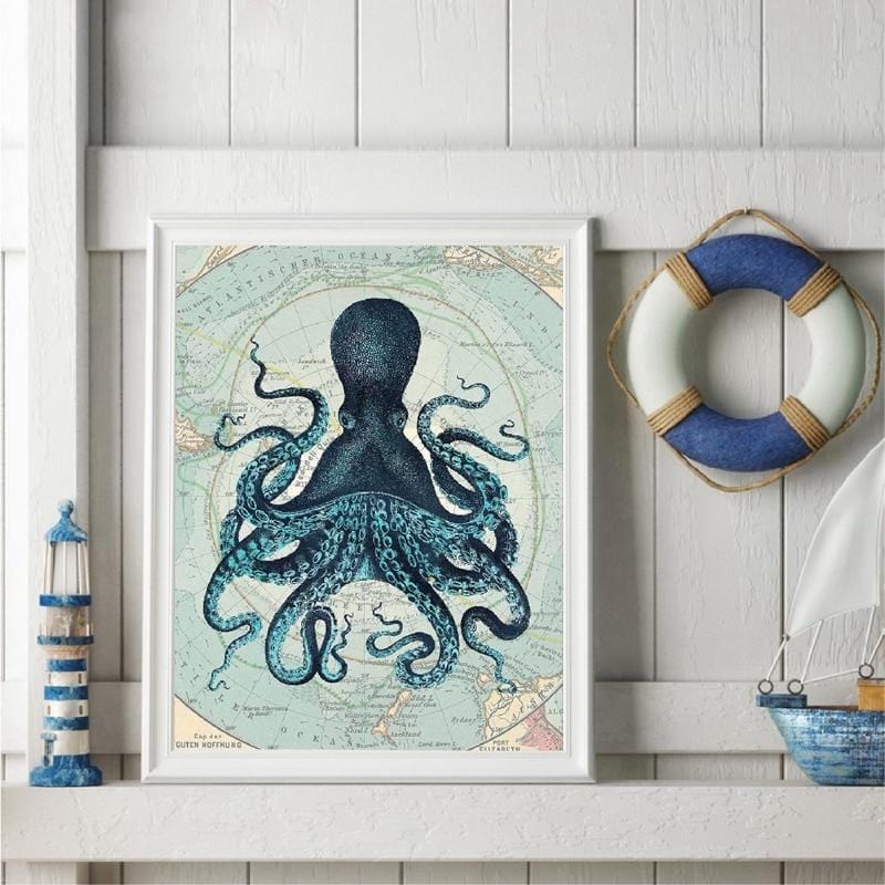 Tableau Kraken | Legacy Artistic - The Steampunk Emporium