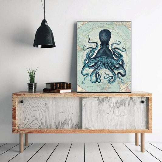 Tableau Kraken | Legacy Artistic - The Steampunk Emporium A5 15x21 cm