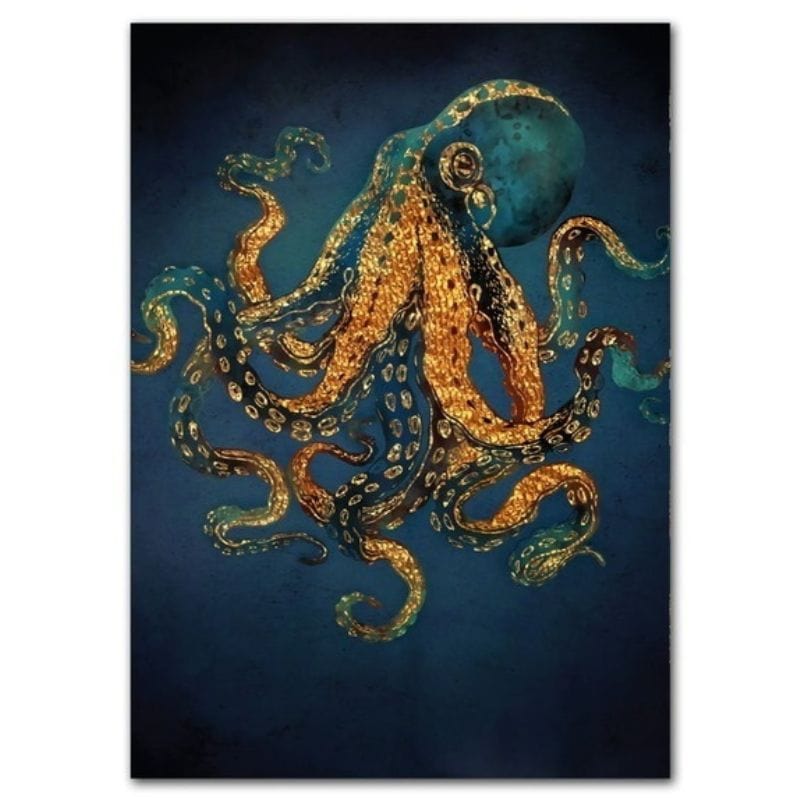 Tableau Steampunk Octopus | Artéfact Mystérieux - The Steampunk Emporium