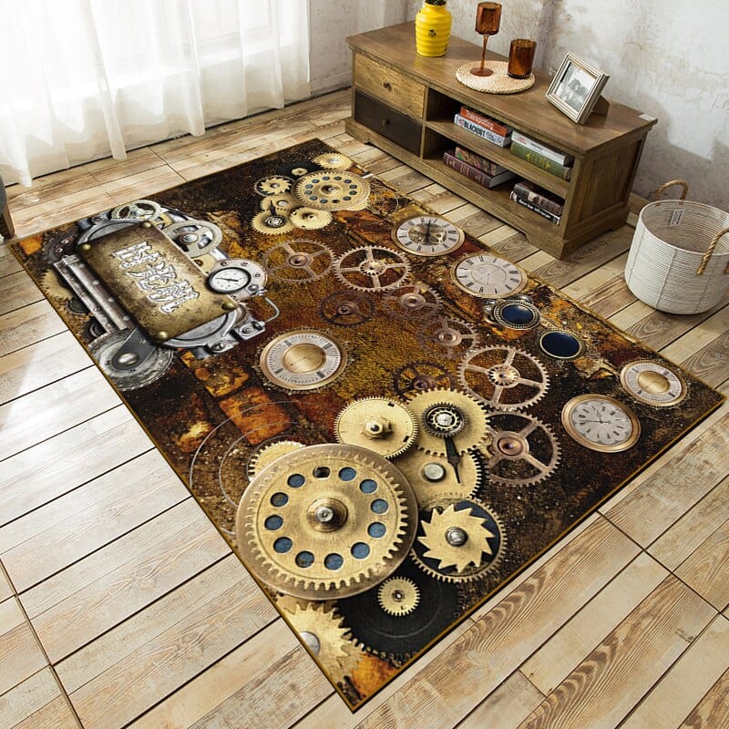 Tapis Style Steampunk | SkyForge - The Steampunk Emporium Engrenages / 40x60cm