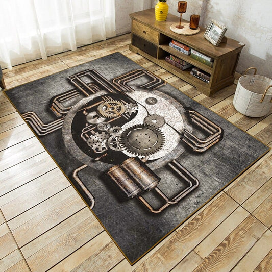 Tapis Style Steampunk | SkyForge - The Steampunk Emporium Machine / 40x60cm