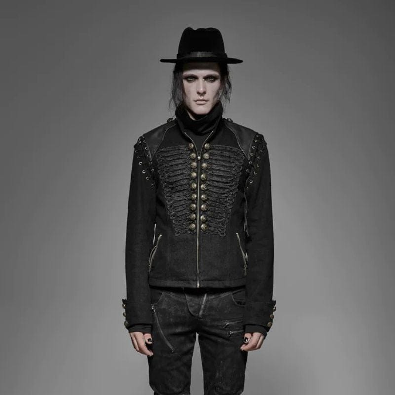 Veste Homme Gothique Militaire Officier | BlackShadow - The Steampunk Emporium