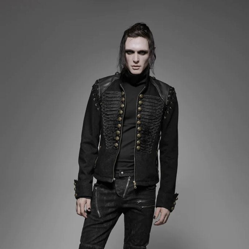 Veste Homme Gothique Militaire Officier | BlackShadow - The Steampunk Emporium