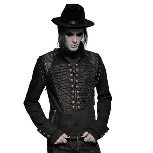 Veste Homme Gothique Militaire Officier | BlackShadow - The Steampunk Emporium S