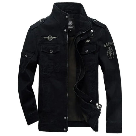 Veste Iconique en Jean | DenimFly - The Steampunk Emporium Noir / M