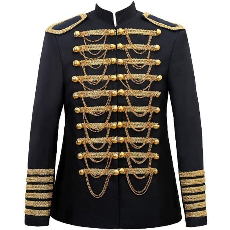 Veste Militaire Steampunk | SteelGuard - The Steampunk Emporium Noir / S