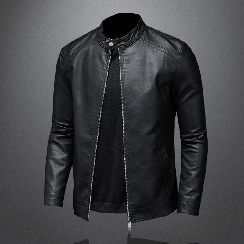 Veste Motard Simili PU Homme | StreetRider™ - The Steampunk Emporium