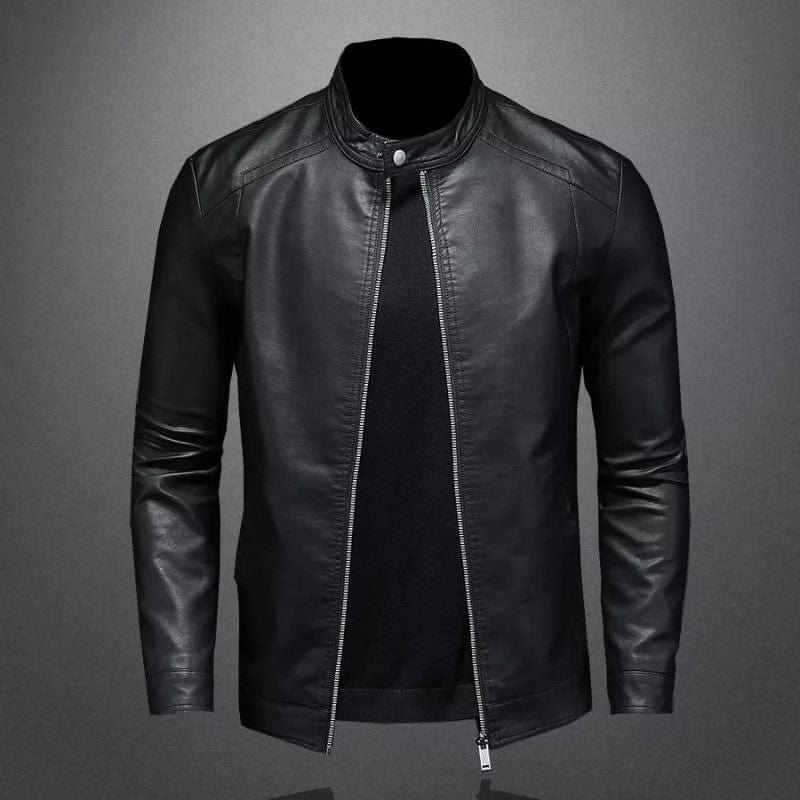 Veste Motard Simili PU Homme | StreetRider™ - The Steampunk Emporium