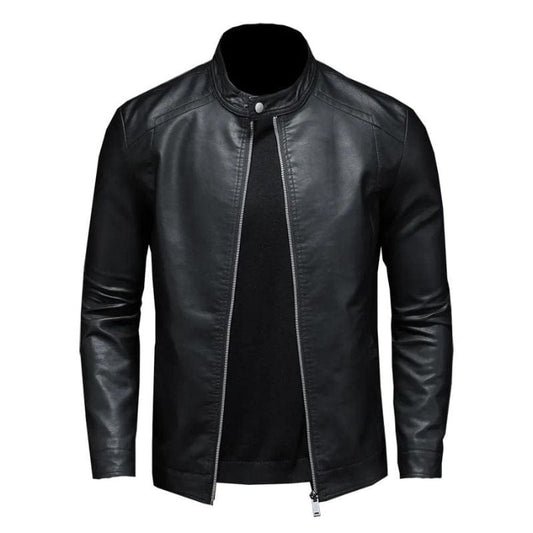 Veste Motard Simili PU Homme | StreetRider™ - The Steampunk Emporium Noir / M