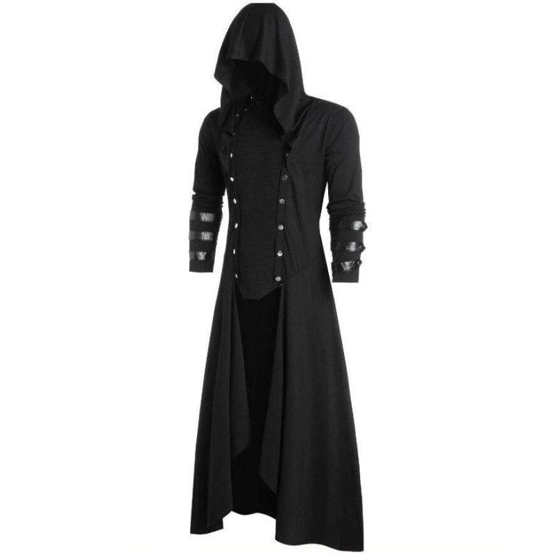 Veste Steampunk Homme Longue | SteamLuxe - The Steampunk Emporium Noir / S