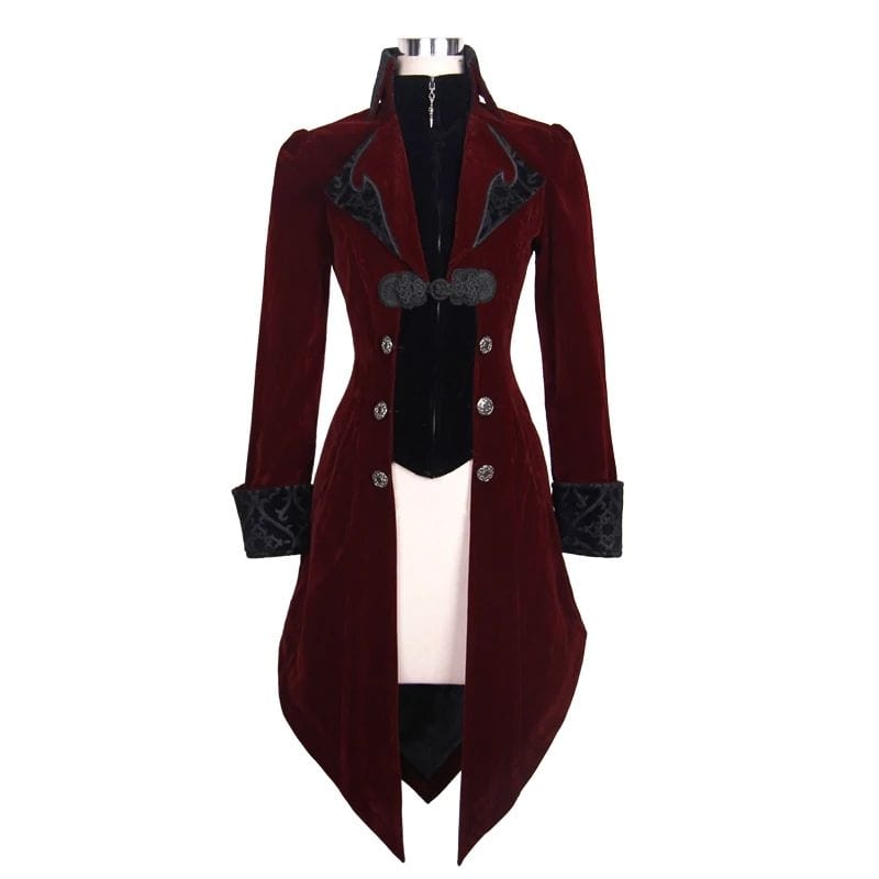 Veste Steampunk Rouge | NovaGear - The Steampunk Emporium