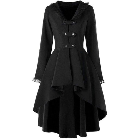 Veste Style Victorien Femme | CharmeFéminin - The Steampunk Emporium Noir / S