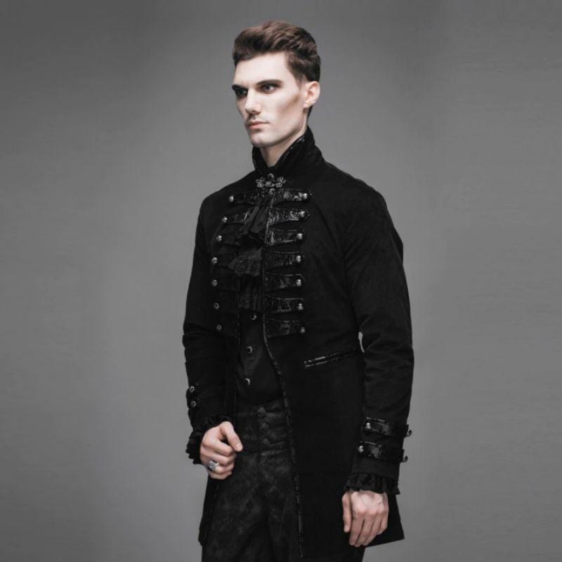 Veste Vampire Homme | Éclat Sanguin - The Steampunk Emporium